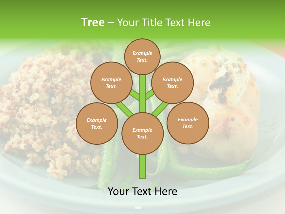 Goat Cheese Dinner Beans PowerPoint Template