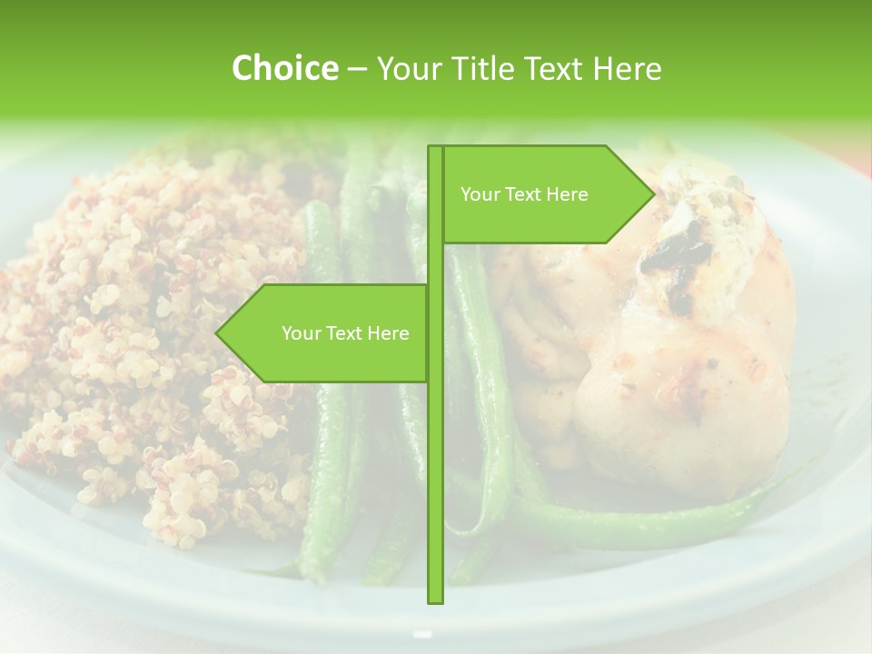 Goat Cheese Dinner Beans PowerPoint Template