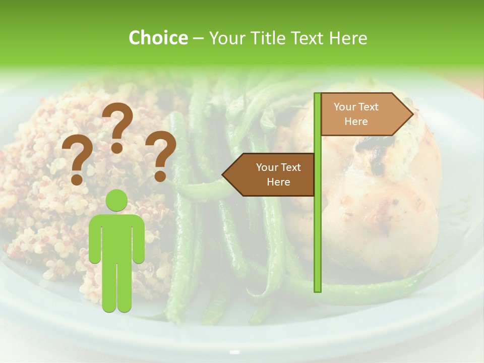Goat Cheese Dinner Beans PowerPoint Template