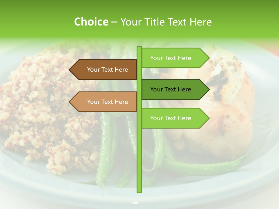 Goat Cheese Dinner Beans PowerPoint Template