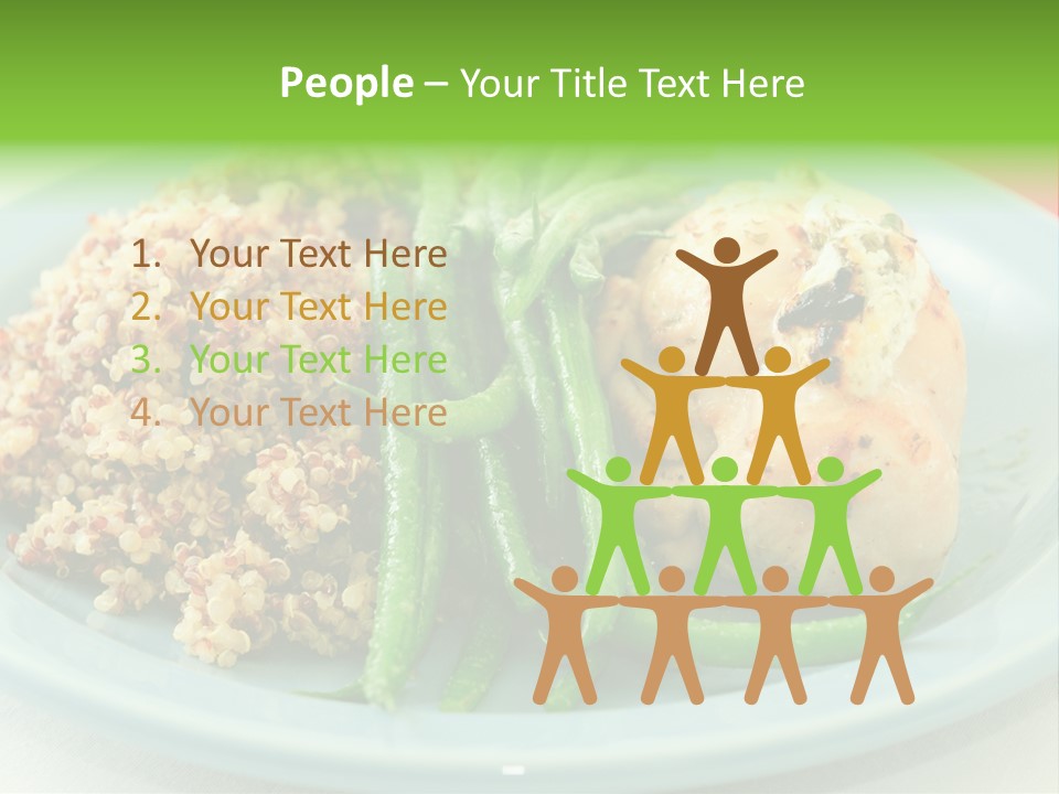 Goat Cheese Dinner Beans PowerPoint Template