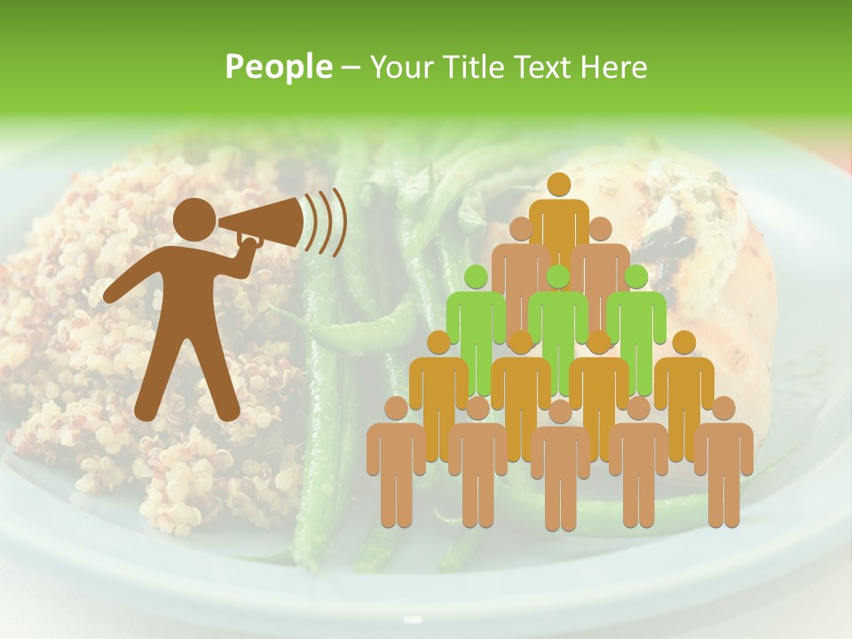 Goat Cheese Dinner Beans PowerPoint Template