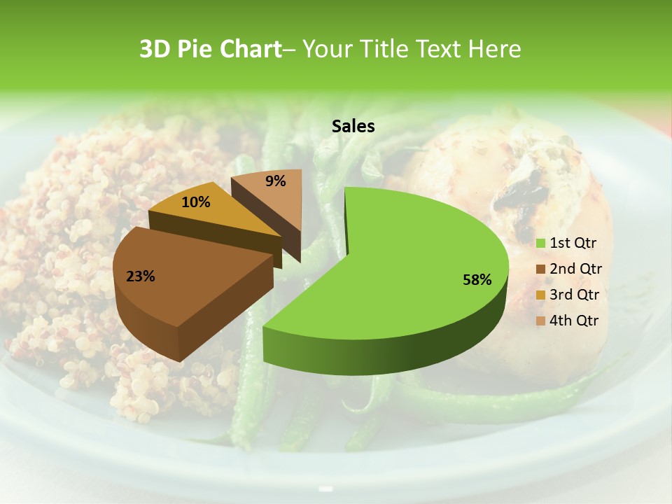 Goat Cheese Dinner Beans PowerPoint Template