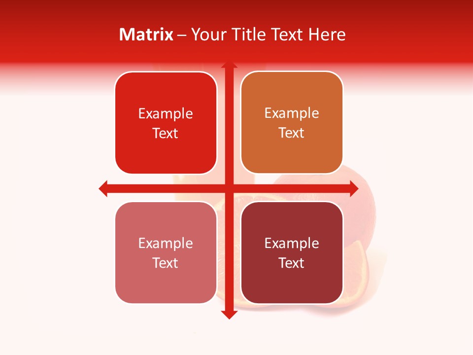 A Glass Of Orange Juice Next To An Orange Slice PowerPoint Template