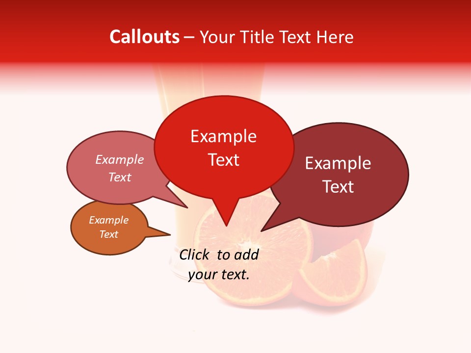 A Glass Of Orange Juice Next To An Orange Slice PowerPoint Template