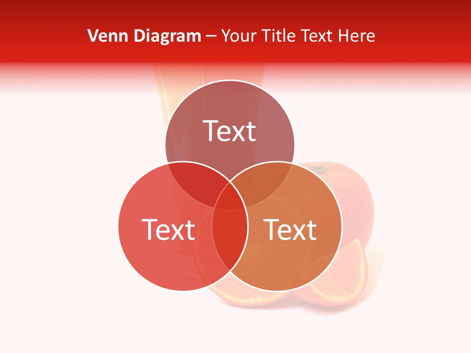 A Glass Of Orange Juice Next To An Orange Slice PowerPoint Template