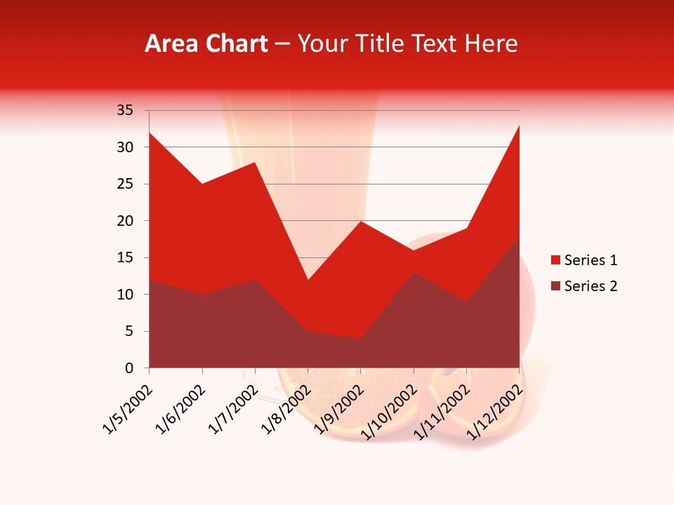A Glass Of Orange Juice Next To An Orange Slice PowerPoint Template