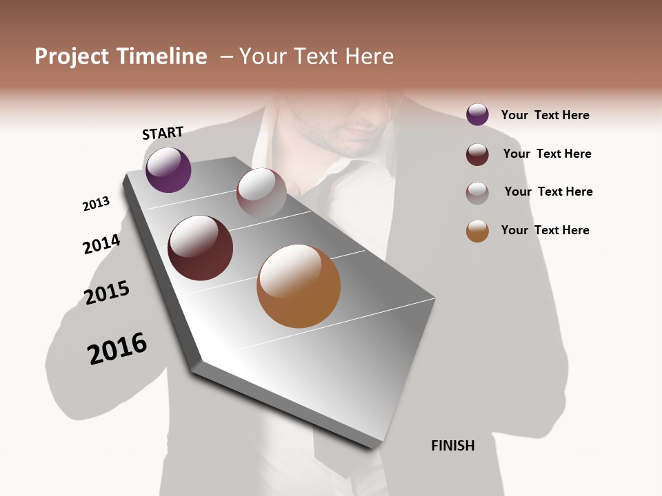 Enjoy Seascape Light PowerPoint Template