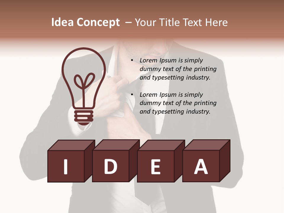 Enjoy Seascape Light PowerPoint Template