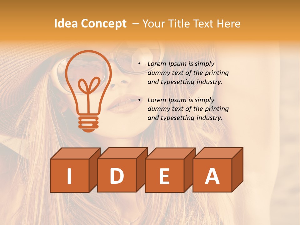 Enjoy Seascape Light PowerPoint Template