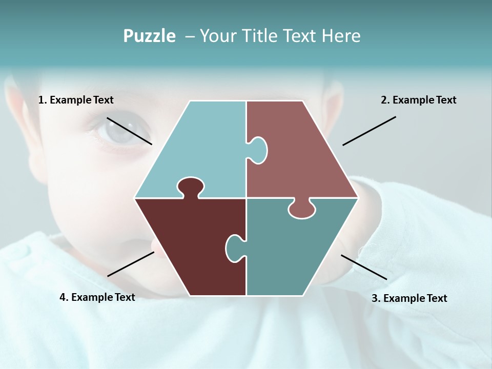 Helpless Hand Nose PowerPoint Template