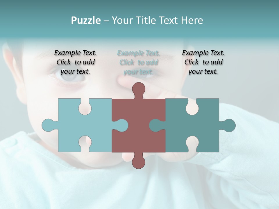 Helpless Hand Nose PowerPoint Template