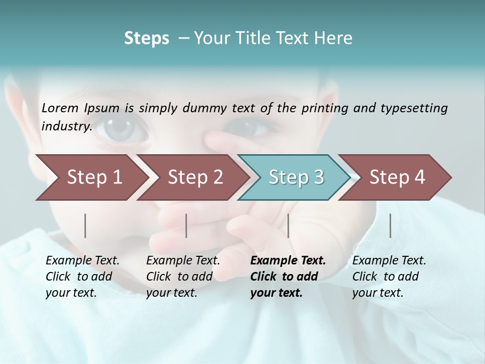 Helpless Hand Nose PowerPoint Template