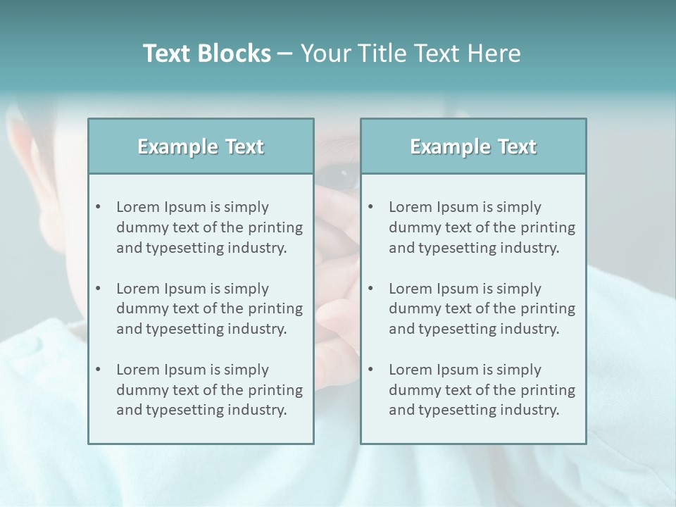 Helpless Hand Nose PowerPoint Template