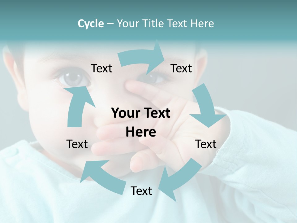 Helpless Hand Nose PowerPoint Template