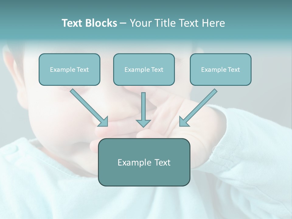 Helpless Hand Nose PowerPoint Template
