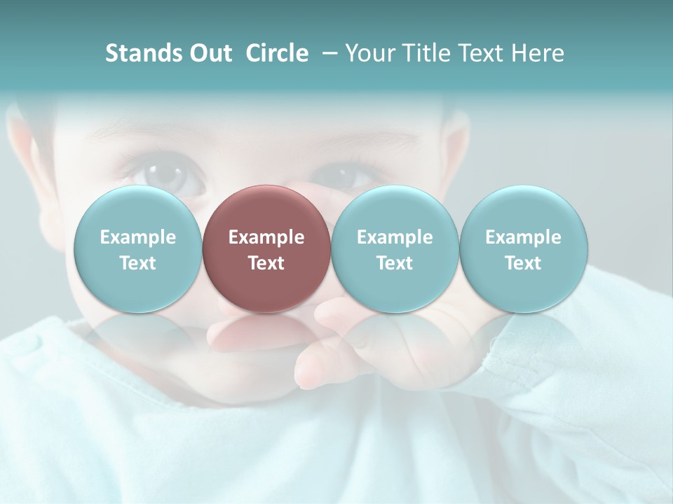 Helpless Hand Nose PowerPoint Template