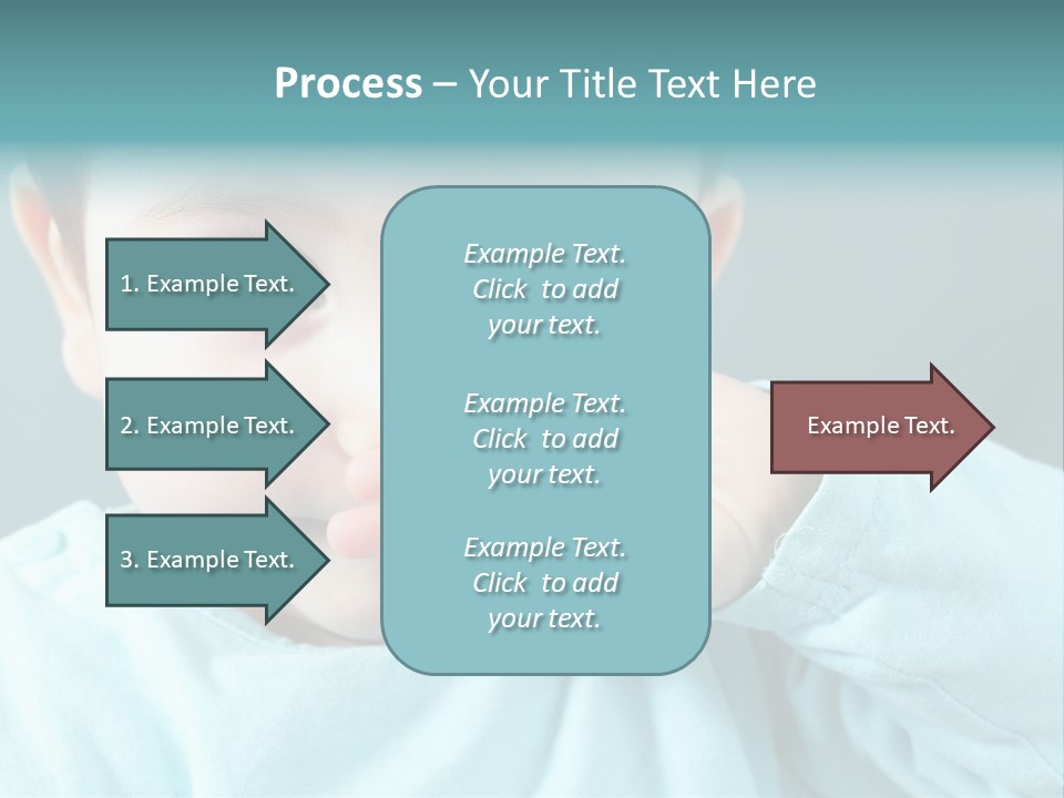 Helpless Hand Nose PowerPoint Template