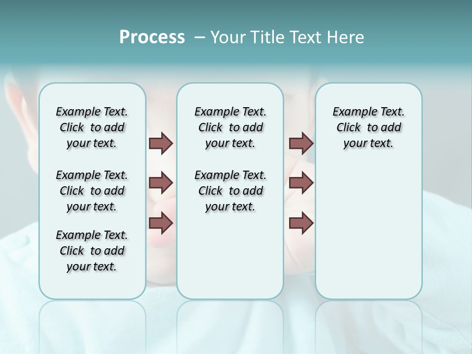 Helpless Hand Nose PowerPoint Template