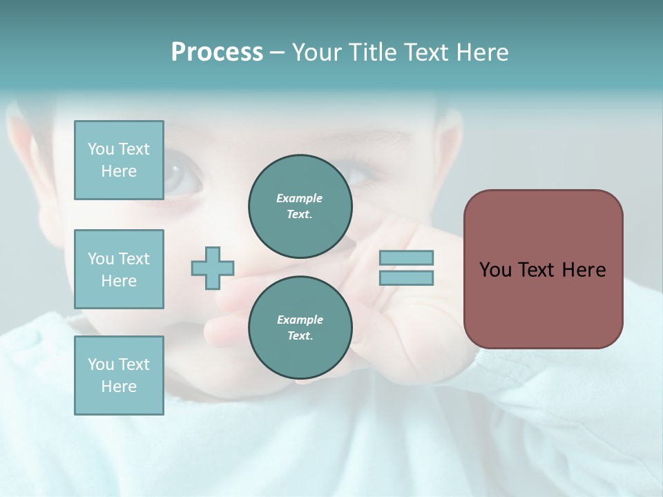 Helpless Hand Nose PowerPoint Template