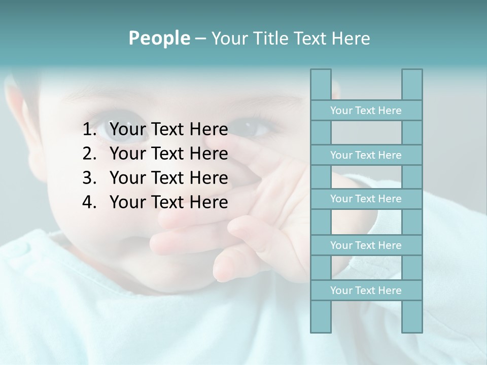 Helpless Hand Nose PowerPoint Template