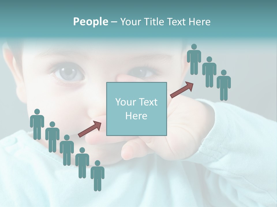 Helpless Hand Nose PowerPoint Template