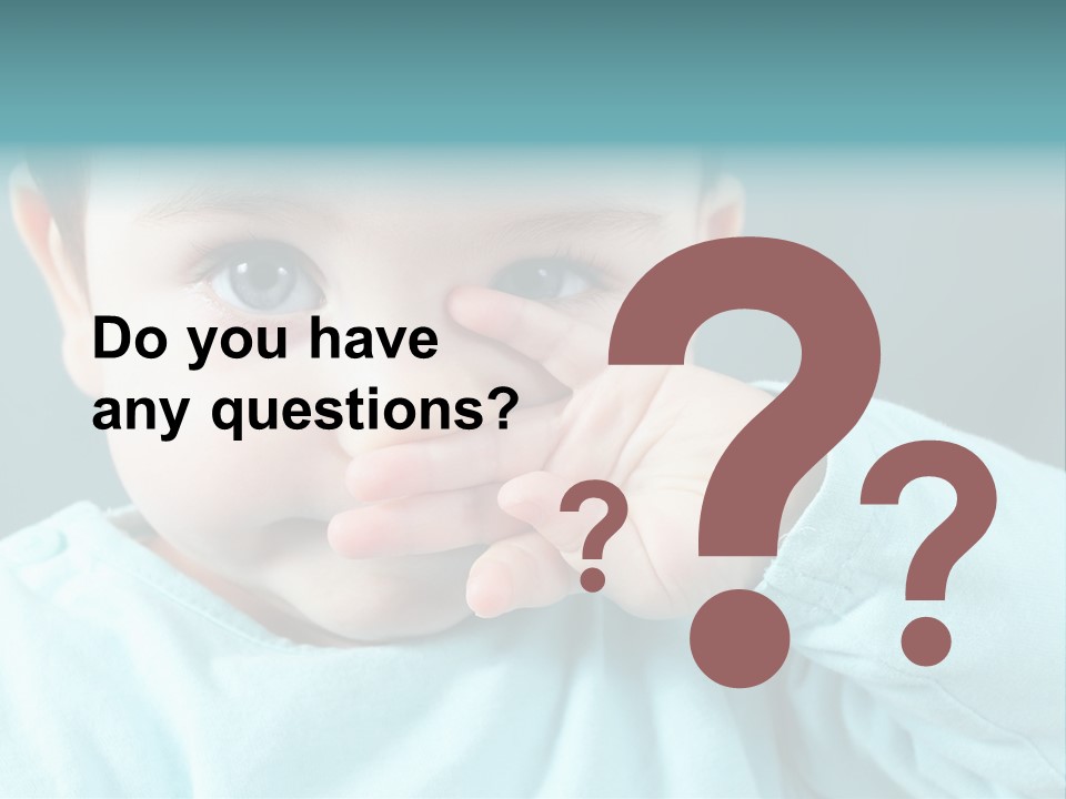 Helpless Hand Nose PowerPoint Template