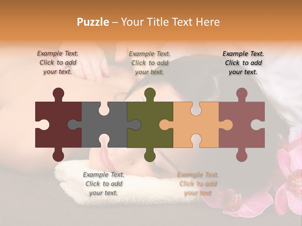 Massage Masseur Young PowerPoint Template