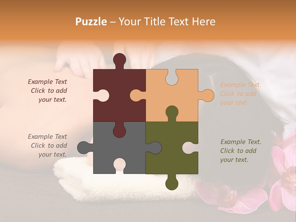 Massage Masseur Young PowerPoint Template