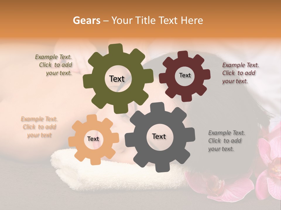 Massage Masseur Young PowerPoint Template