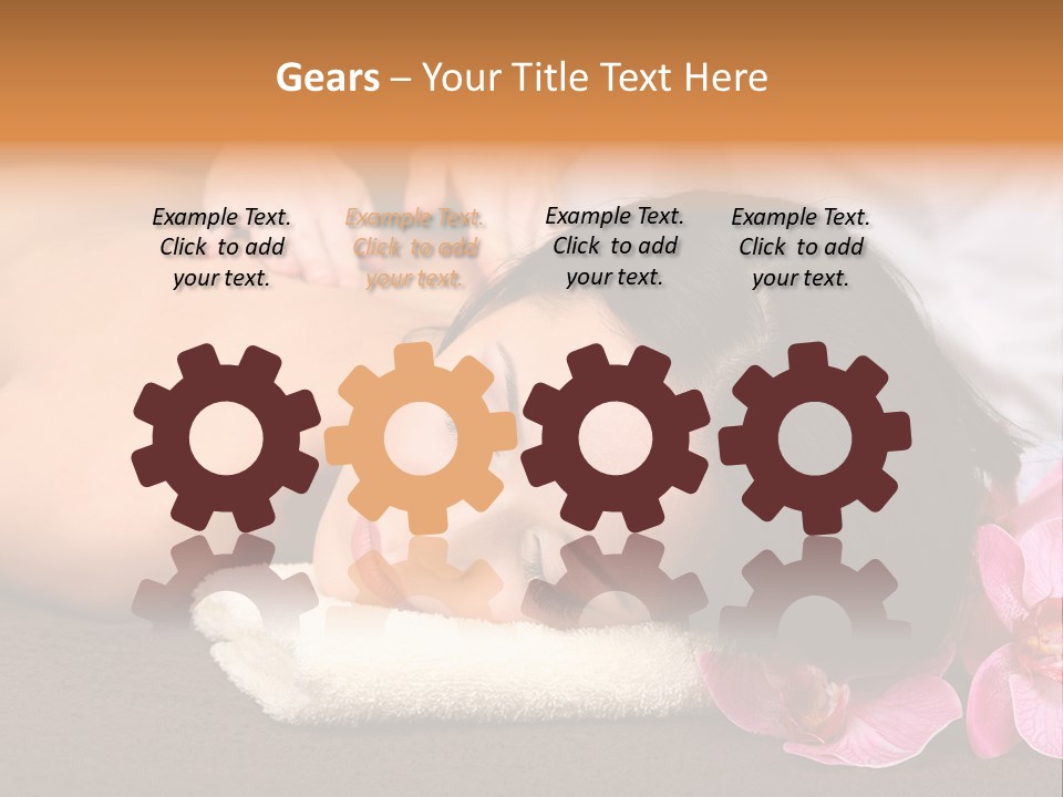 Massage Masseur Young PowerPoint Template