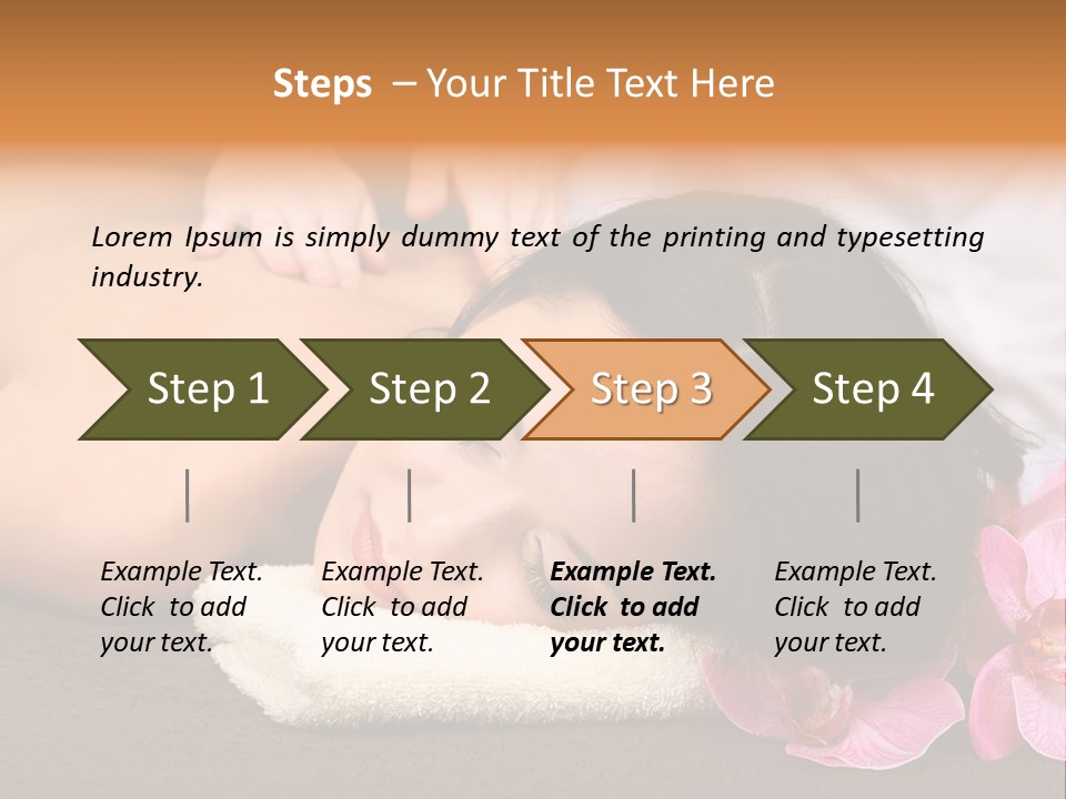 Massage Masseur Young PowerPoint Template