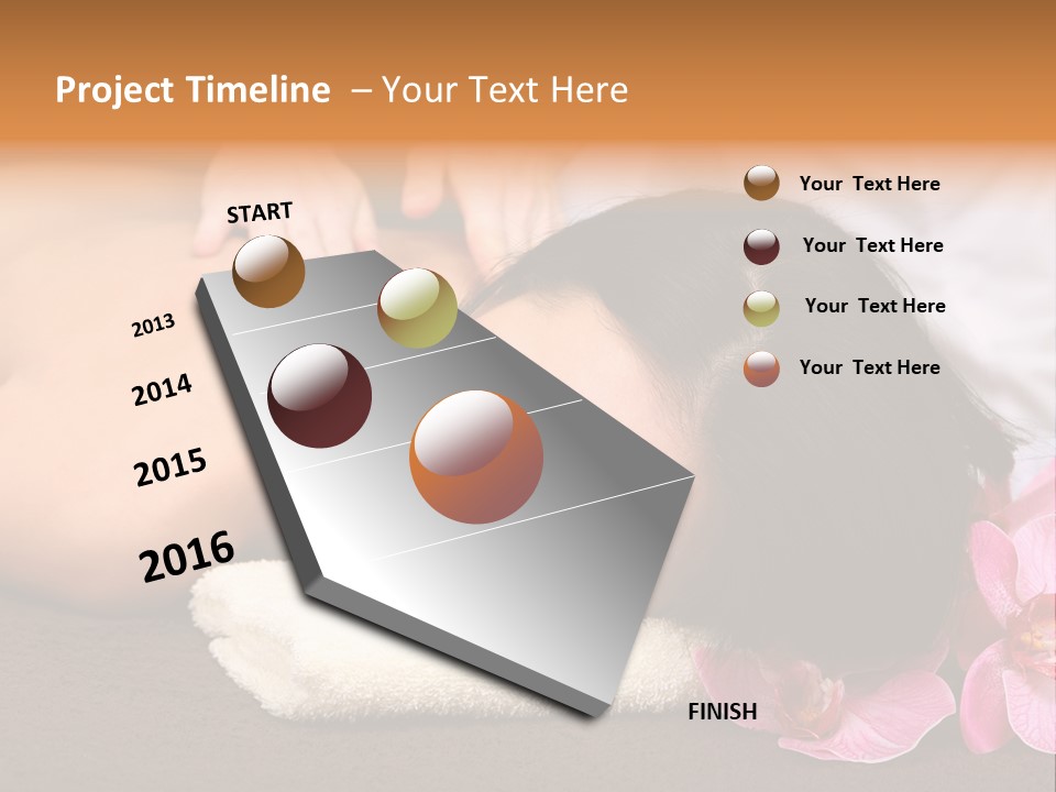 Massage Masseur Young PowerPoint Template