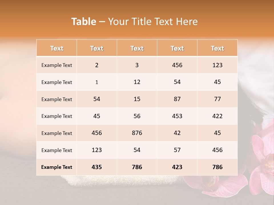 Massage Masseur Young PowerPoint Template