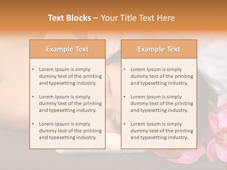 Massage Masseur Young PowerPoint Template