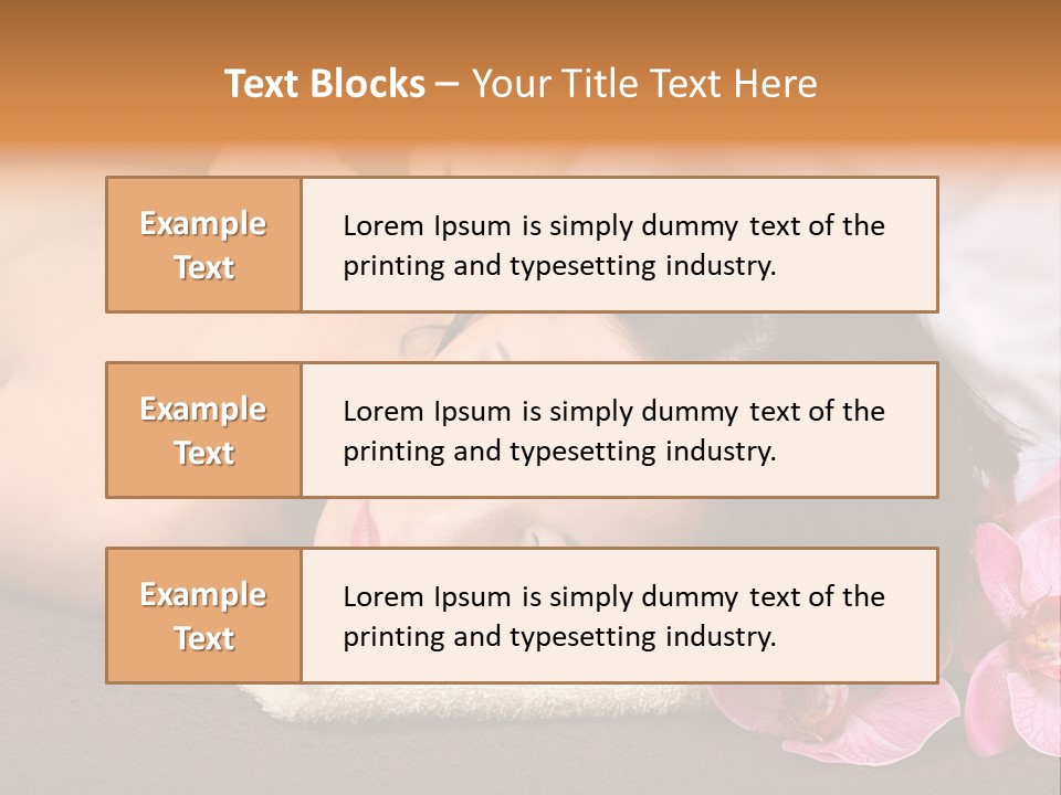 Massage Masseur Young PowerPoint Template