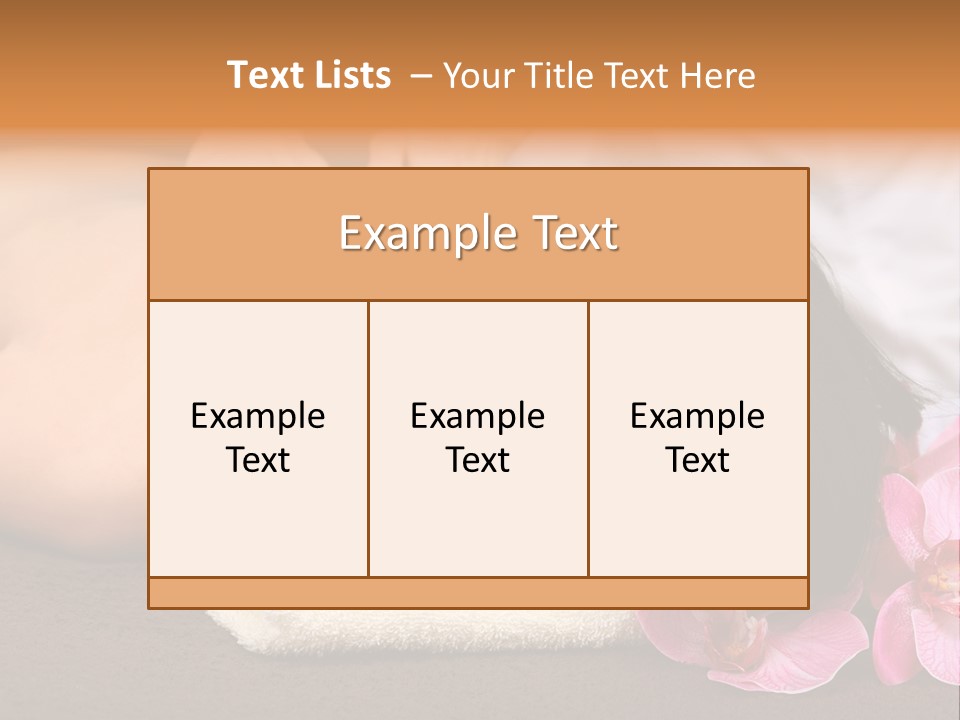Massage Masseur Young PowerPoint Template