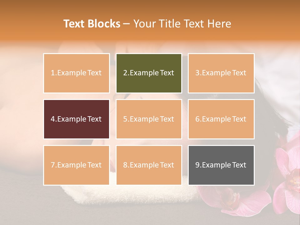 Massage Masseur Young PowerPoint Template