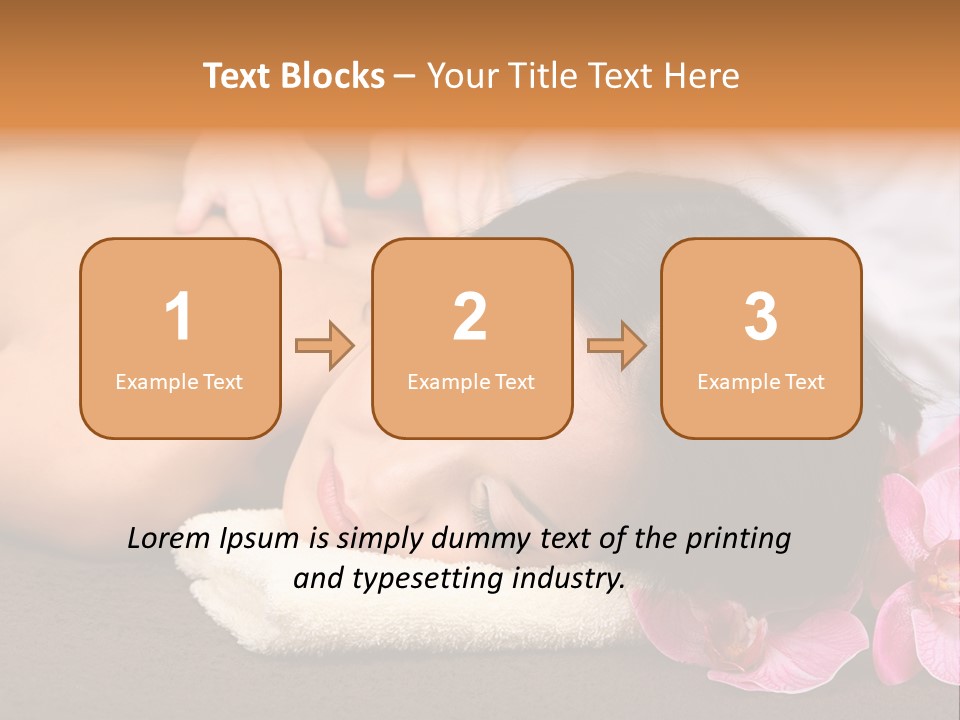 Massage Masseur Young PowerPoint Template