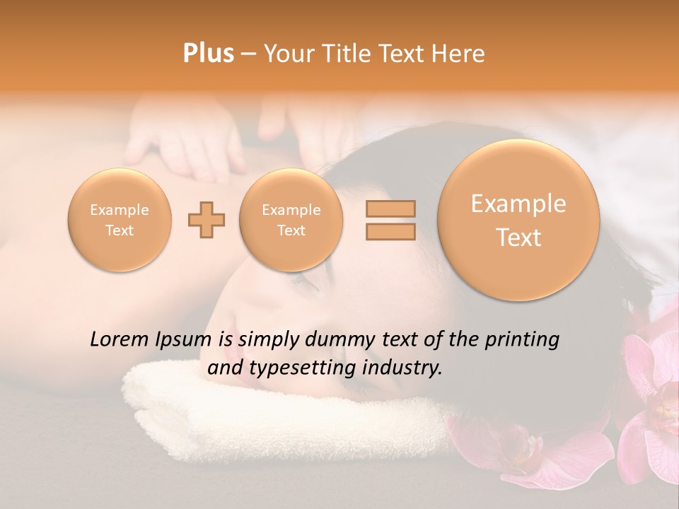 Massage Masseur Young PowerPoint Template