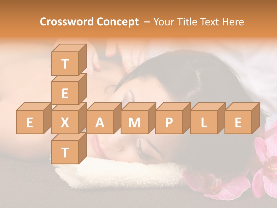 Massage Masseur Young PowerPoint Template