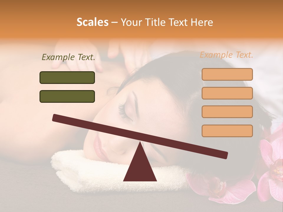 Massage Masseur Young PowerPoint Template