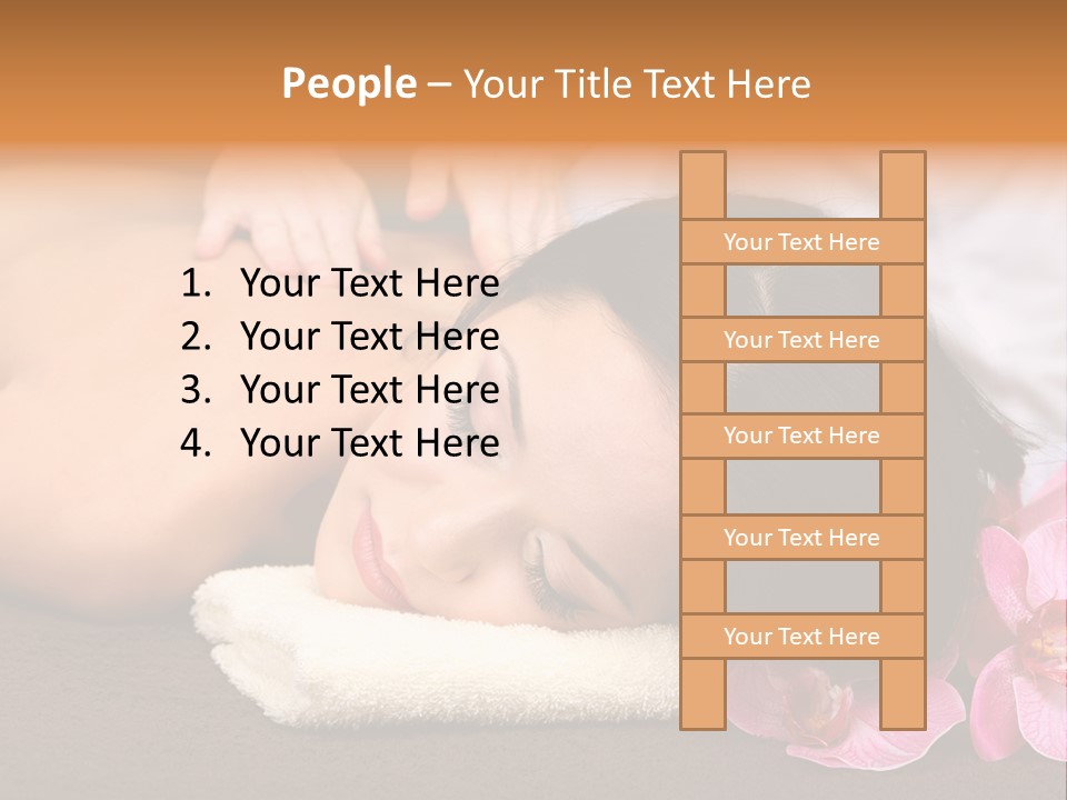 Massage Masseur Young PowerPoint Template