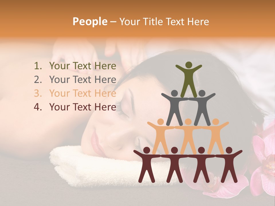 Massage Masseur Young PowerPoint Template