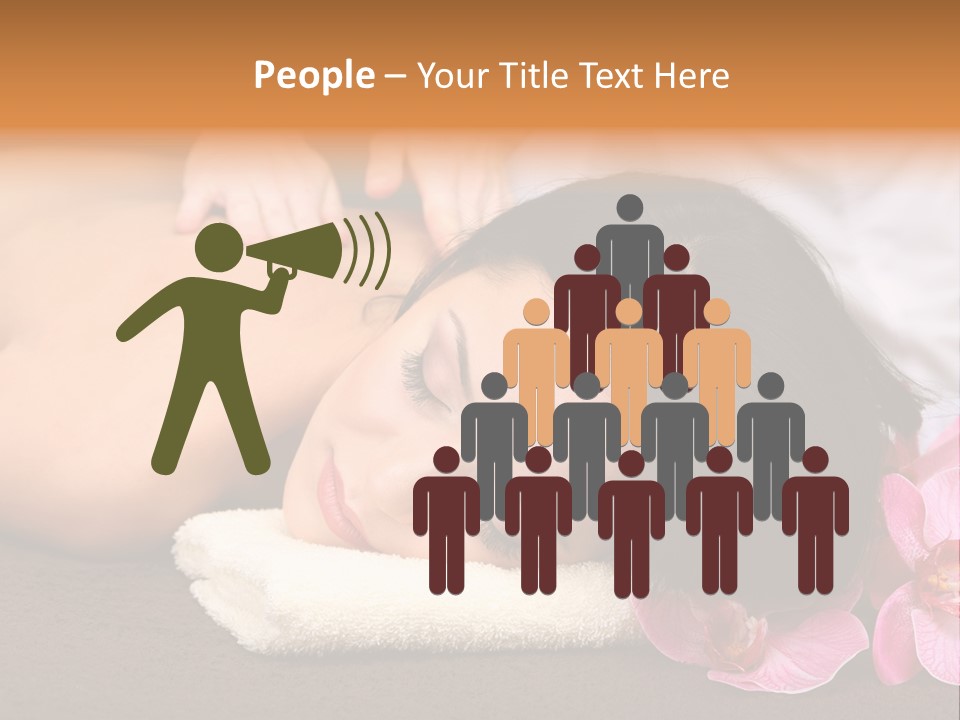 Massage Masseur Young PowerPoint Template