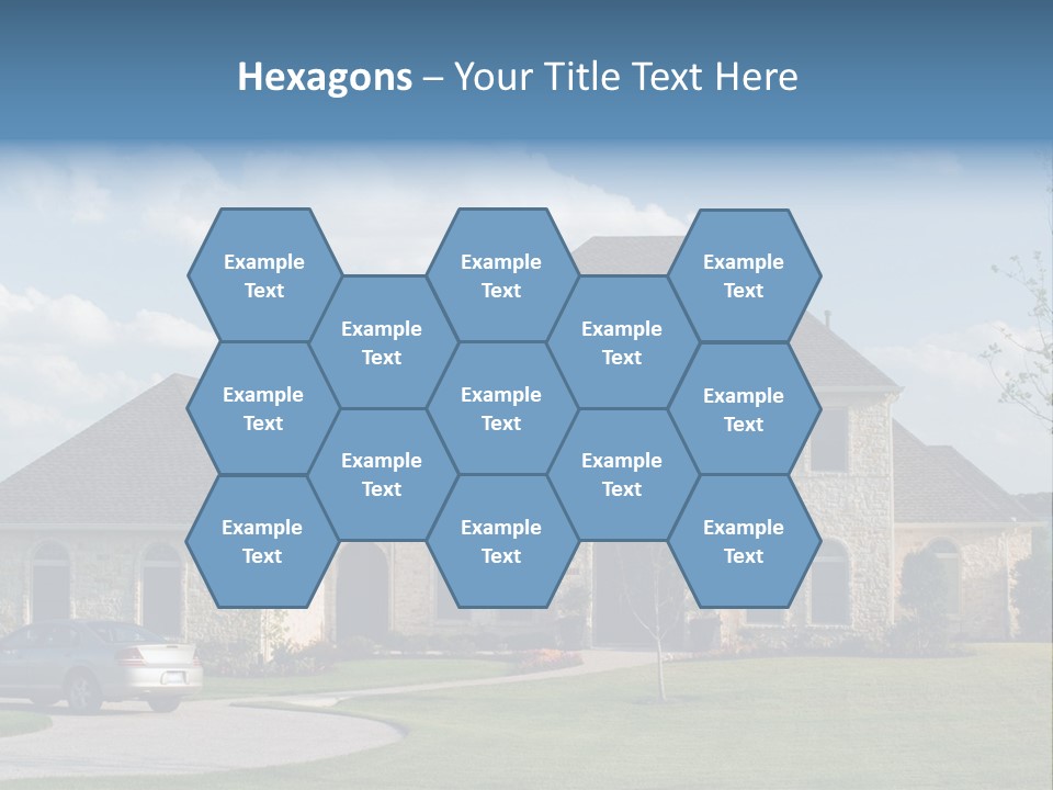 White Estate Abode PowerPoint Template