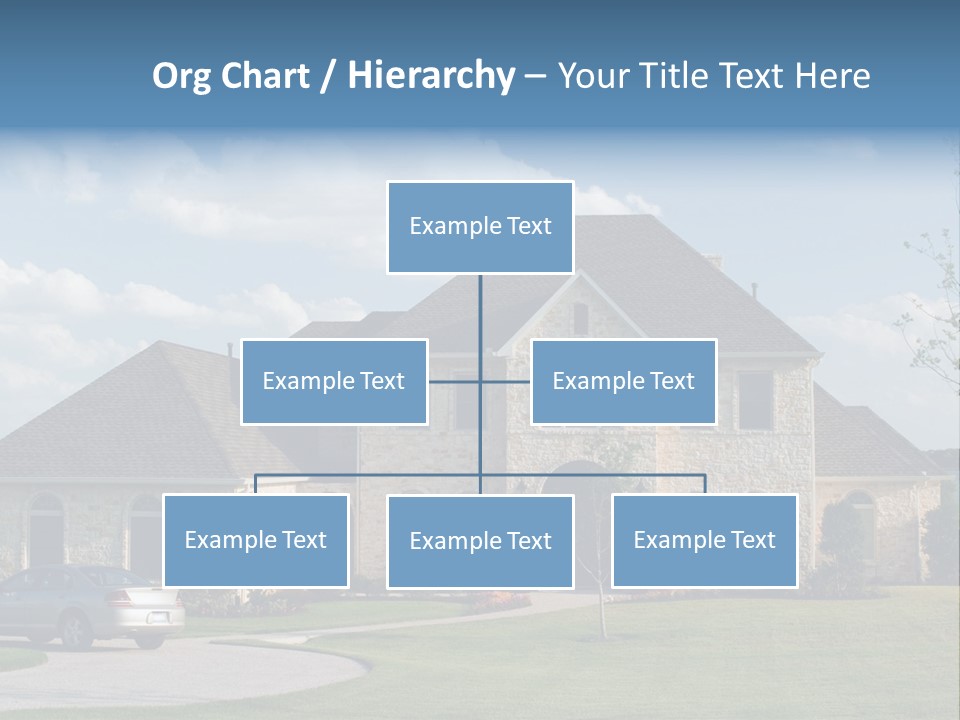 White Estate Abode PowerPoint Template