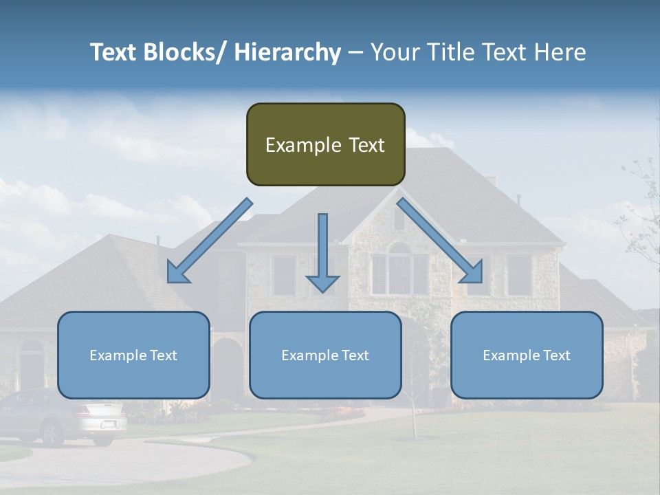 White Estate Abode PowerPoint Template