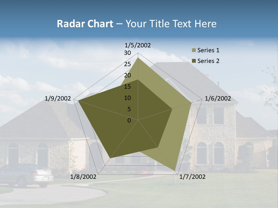 White Estate Abode PowerPoint Template