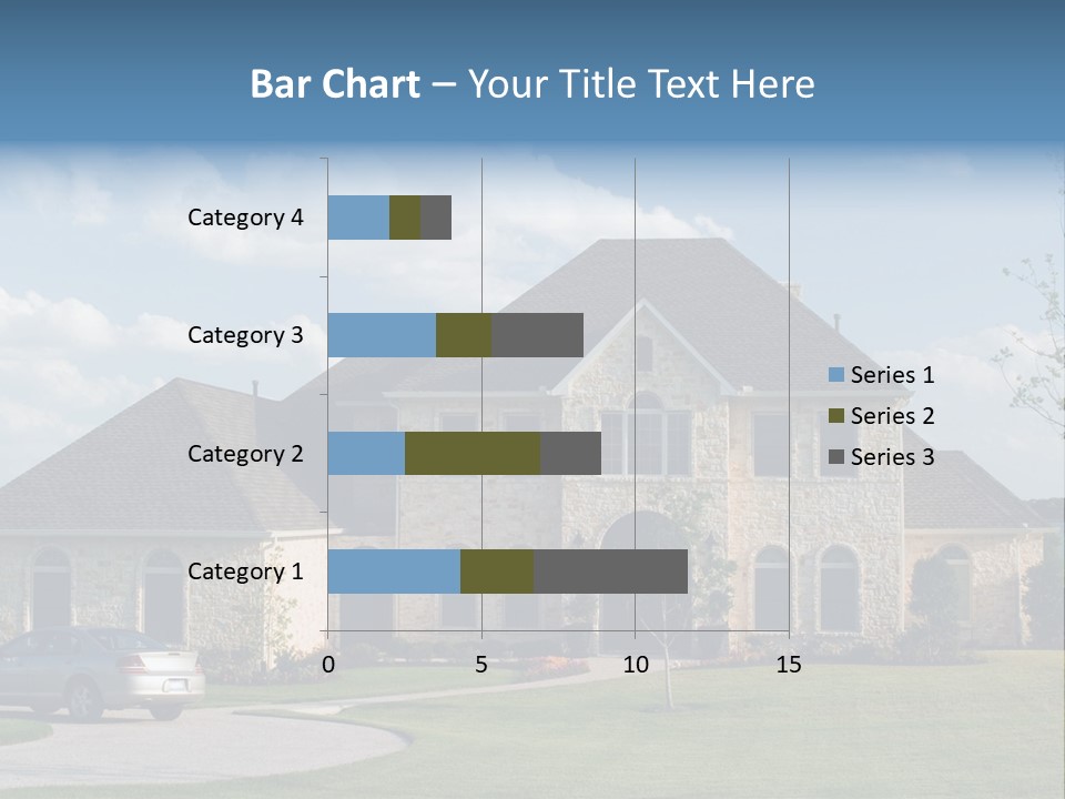White Estate Abode PowerPoint Template